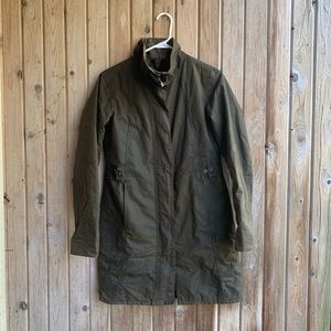 Barbour Waxed Cotton Long Womens Water Resistant Jacket